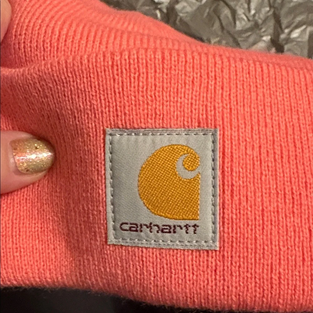 Carhartt Infant/Toddler Pink Knit Beanie Hat
